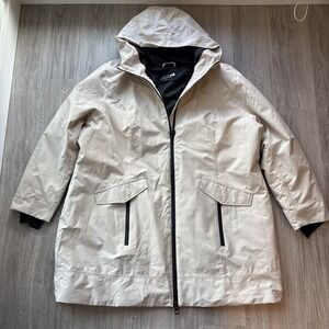 Arctic Expedition Women's Hooded Parka Coat 2X Beige Waterproof Winter